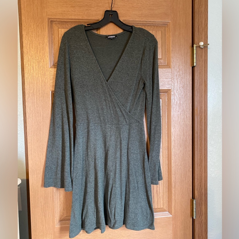 Express sweater dress. Forest green. Size S.